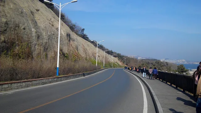 Binhai Road in Dalian