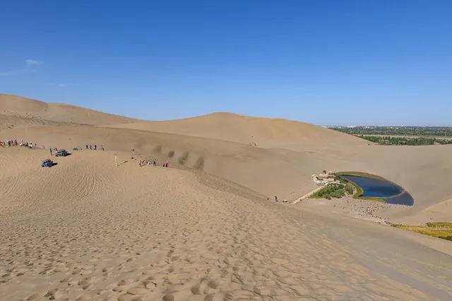 Mingsha Sand Dunes & Crescent Lake in Dunhuang