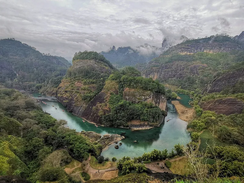 Valley Trails of the Scenic Area in Wuyishan