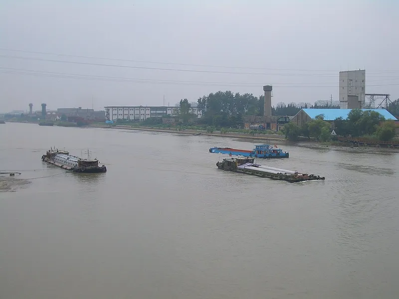 The Grand Canal in Yangzhou
